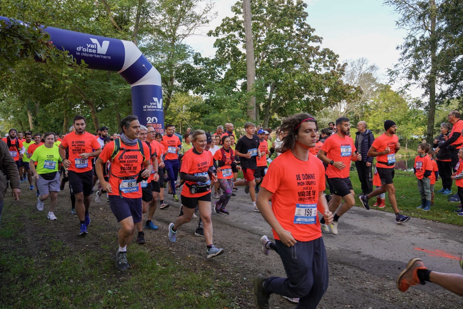 les coureurs 10 km de la virade de cergy-Pontoise 2